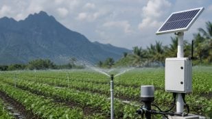 Sistema de riego con IA de Malasia, Malasia inventa sistema de riego con inteligencia artificial, IA en agricultura, Malasia agricultores tecnología, tecnología Malasia.