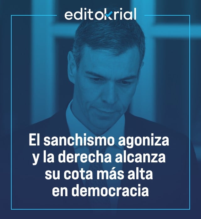 El sanchismo agoniza y la derecha alcanza su cota más alta en democracia