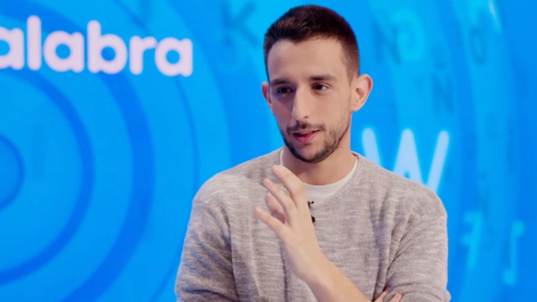 El concursante David Trigo durante el concurso ‘Pasapalabra’.