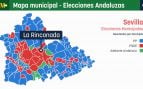 La deblace histórica del PSOE el 17-M deja a La Rinconada como el último bastión del socialismo en Sevilla