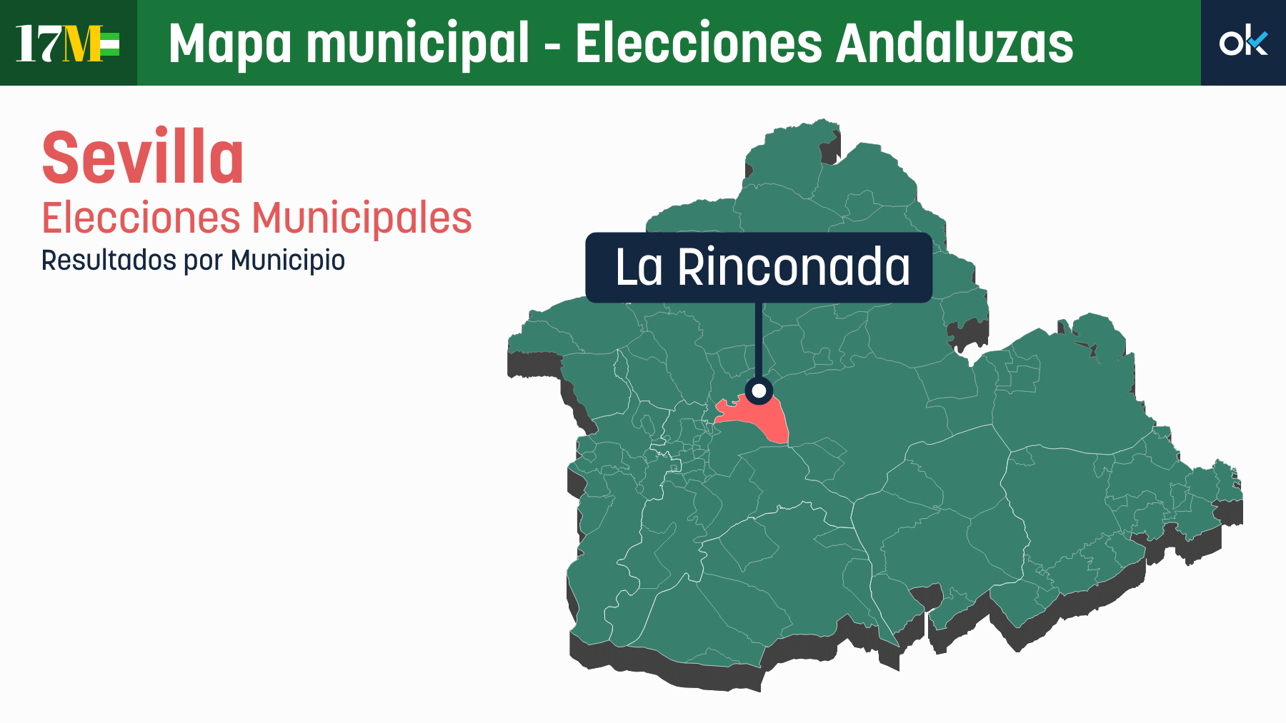 Mapa municipal – Elecciones Andalucia – La Rinconada – 2