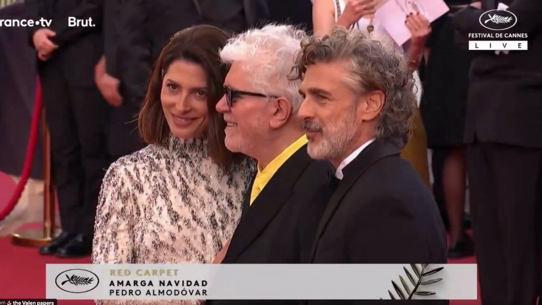 Bárbara Lennie, Pedro Almodóvar y Leonardo Sbaraglia en Cannes 2026