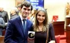 Ángela Rodrigo y Fernando Ónega Rodrigo durante la entrega de los Premios ¡Bravo!. (Foto: Europa Press)