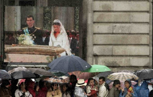 Los exteriores de la boda de los Reyes Felipe y Letizia. (Foto: Getty Images)