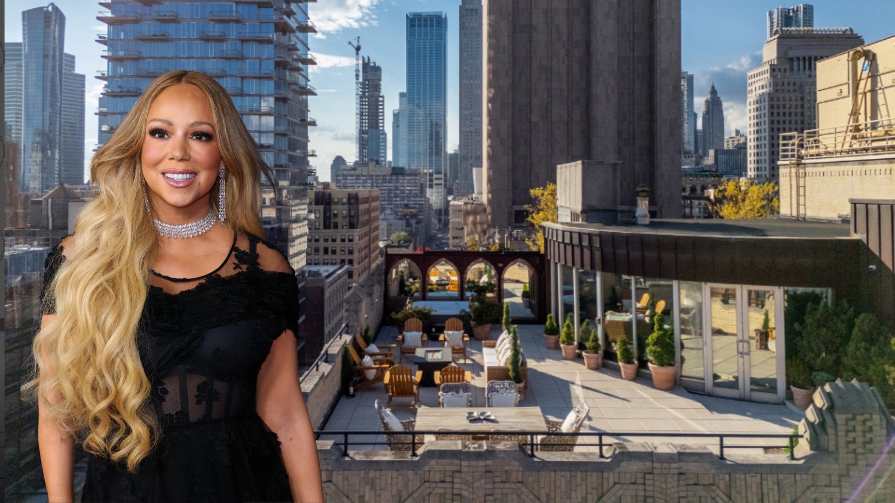 Ático de Mariah Carey en Nueva York. (Foto: CORE Real Estate)