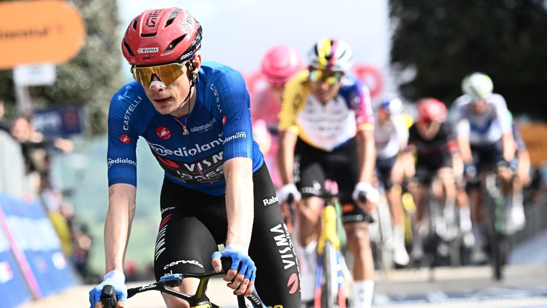 La estrategia fallida de Visma con el maillot de Vingegaard para la contrarreloj del Giro de Italia