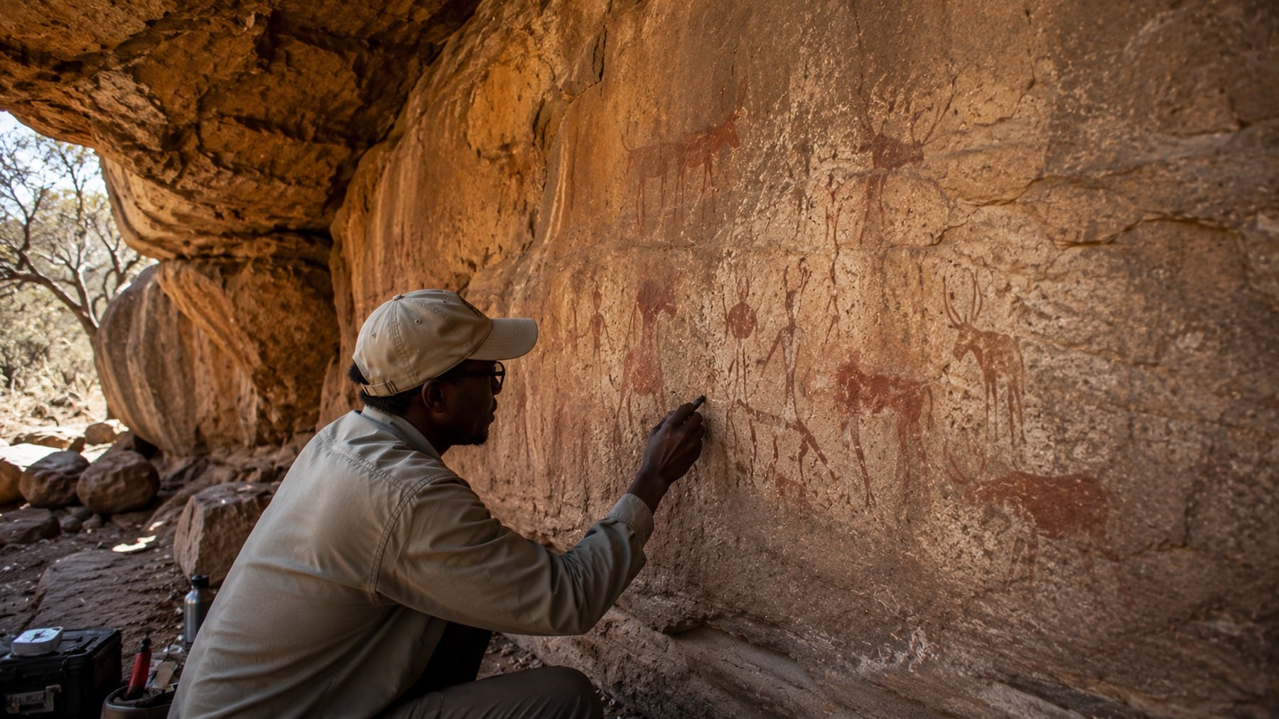 Impactante descubrimiento en Kenia: los investigadores ya saben quién pintó las pinturas rupestres de hace 9.000 años