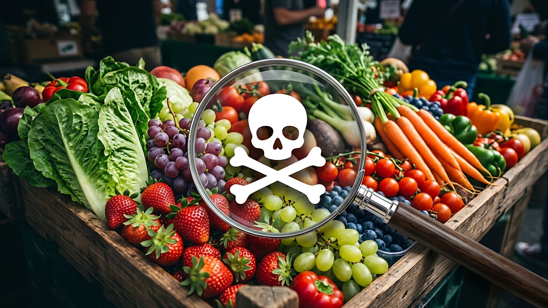 El 46% de los alimentos consumidos en España está contaminado con plaguicidas.