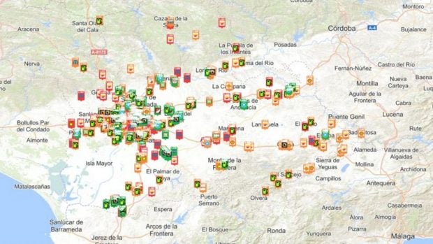 precio gasolina 23 mayo Andaluc&iacute;a