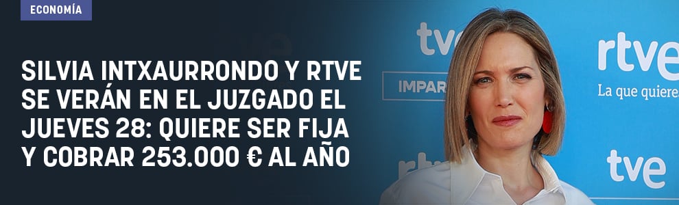 Silvia Intxaurrondo y RTVE se verán en el juzgado el jueves 28: quiere ser fija y cobrar 253.000 € al año