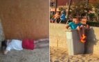 turistas Mallorca incivismo durmiendo Playa Palma arenal