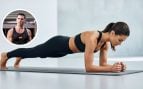 Plancha, abdomen, ejercicio, gimnasio