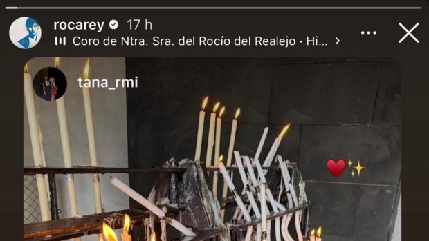 Roca Rey y Tana Rivera en el Rocío. (Foto: Redes Sociales)
