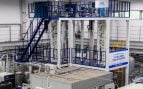 Planta piloto de producción de hidrocarburos líquidos de 50 kg por día. // Crédito: Instituto de Investigación de Tecnología Química de Corea (KRICT)
