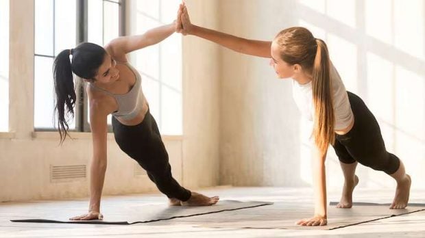 Plancha, abdomen, ejercicio, gimnasio