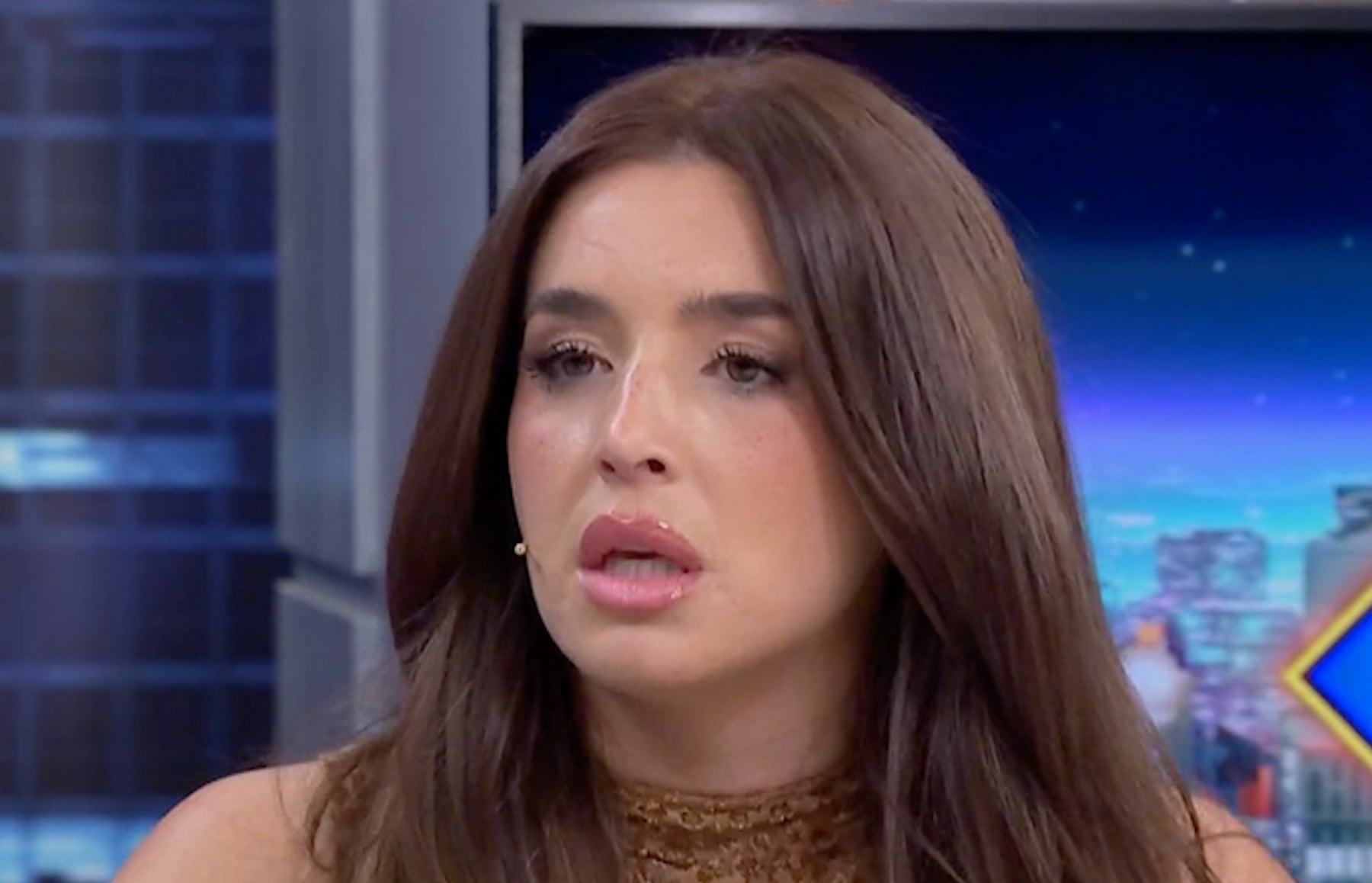 Lola Índigo en televisión. (Foto: Antena 3)