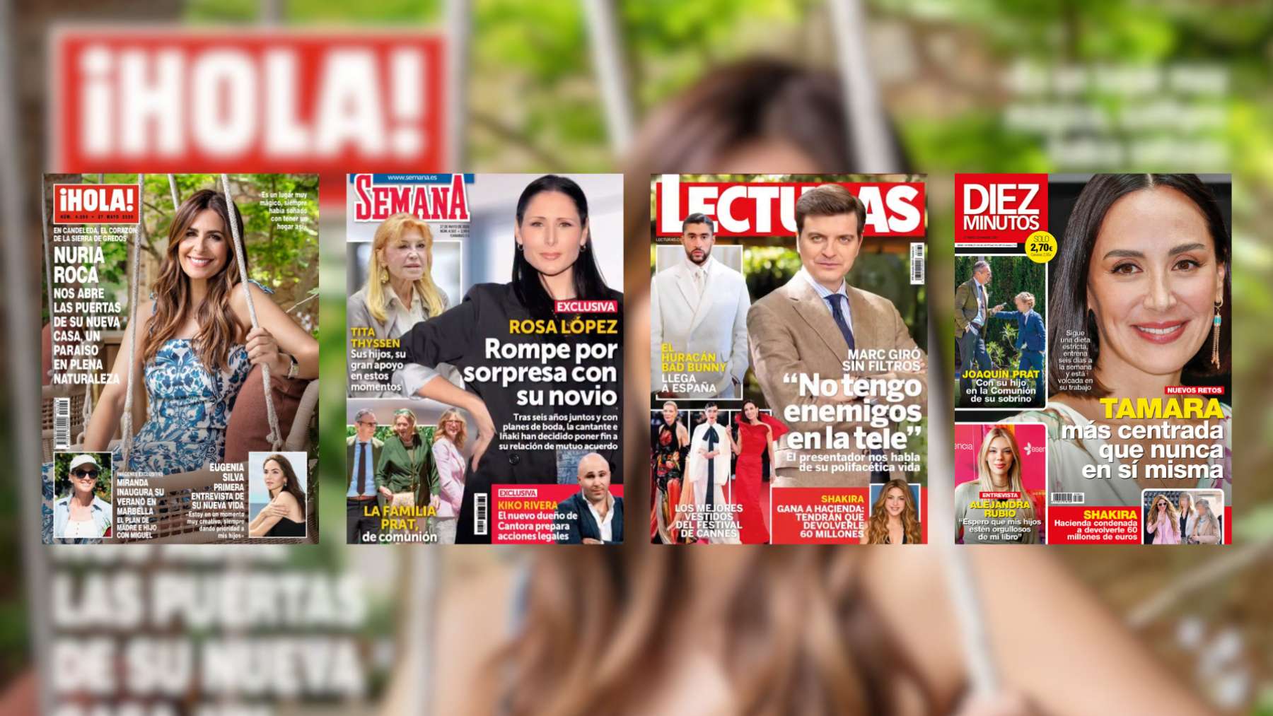 Portadas de revistas. (Foto: RRSS)