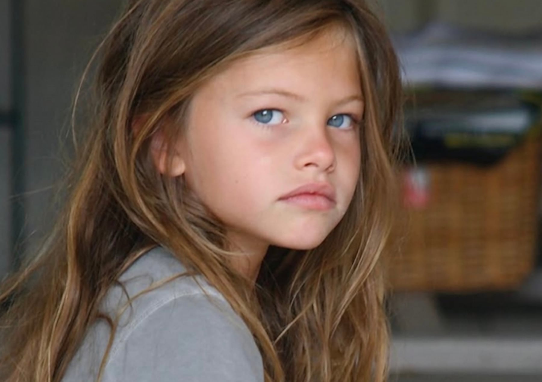 Thylane Blondeau en su primera sesión de fotos. (Foto: Instagram)