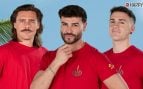 Alvar, Gerard y Aratz, nominados de Supervivientes 2026. (Mediaset)