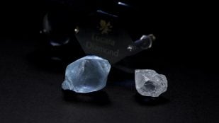 Diamante azul