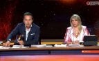 Iker Jiménez y Carmen Porter en el plató de Horizonte (Mediaset)