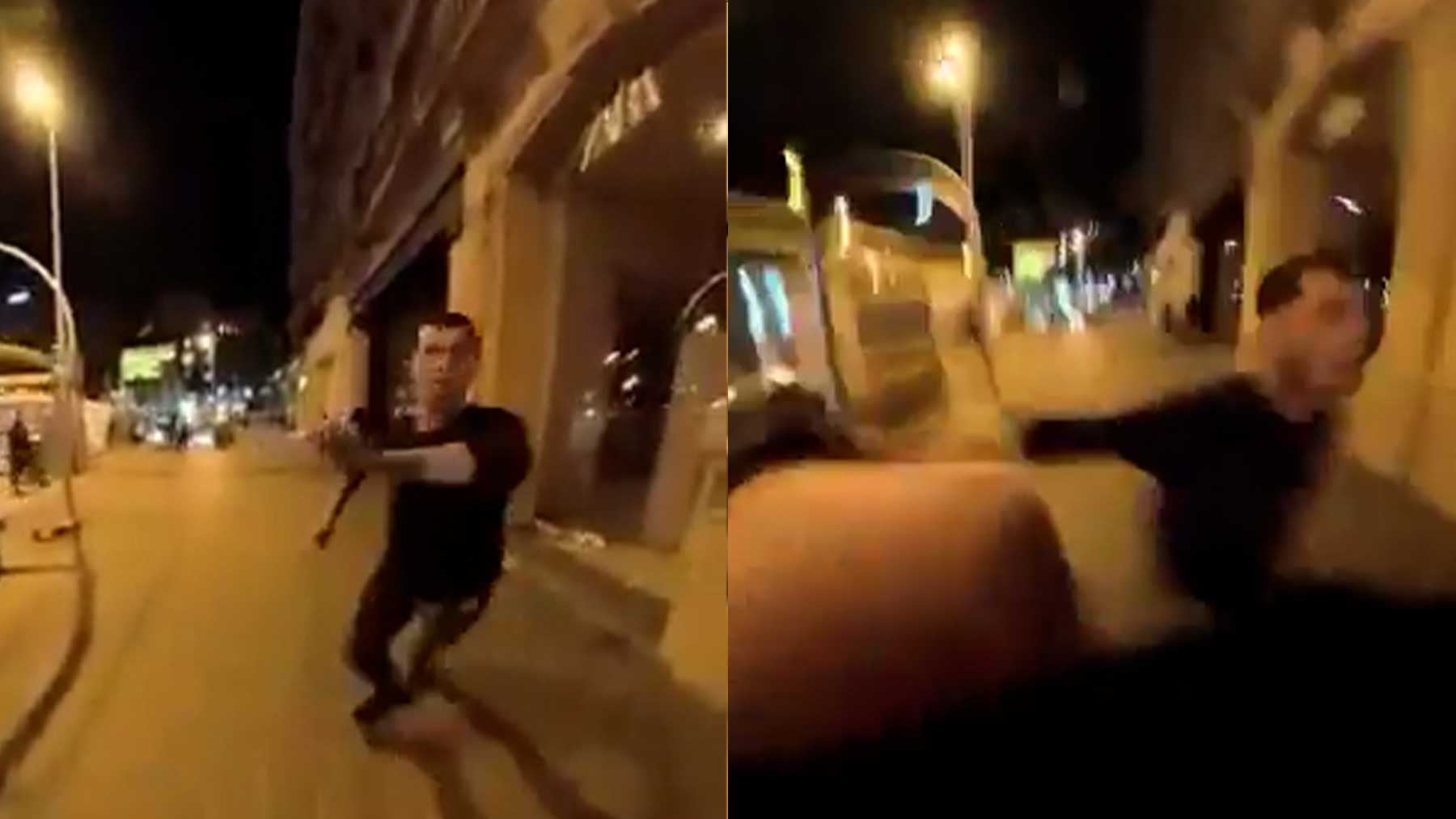Un ladrón intenta apuñalar al joven que le obligó a devolver un móvil robado a unos turistas en Barcelona