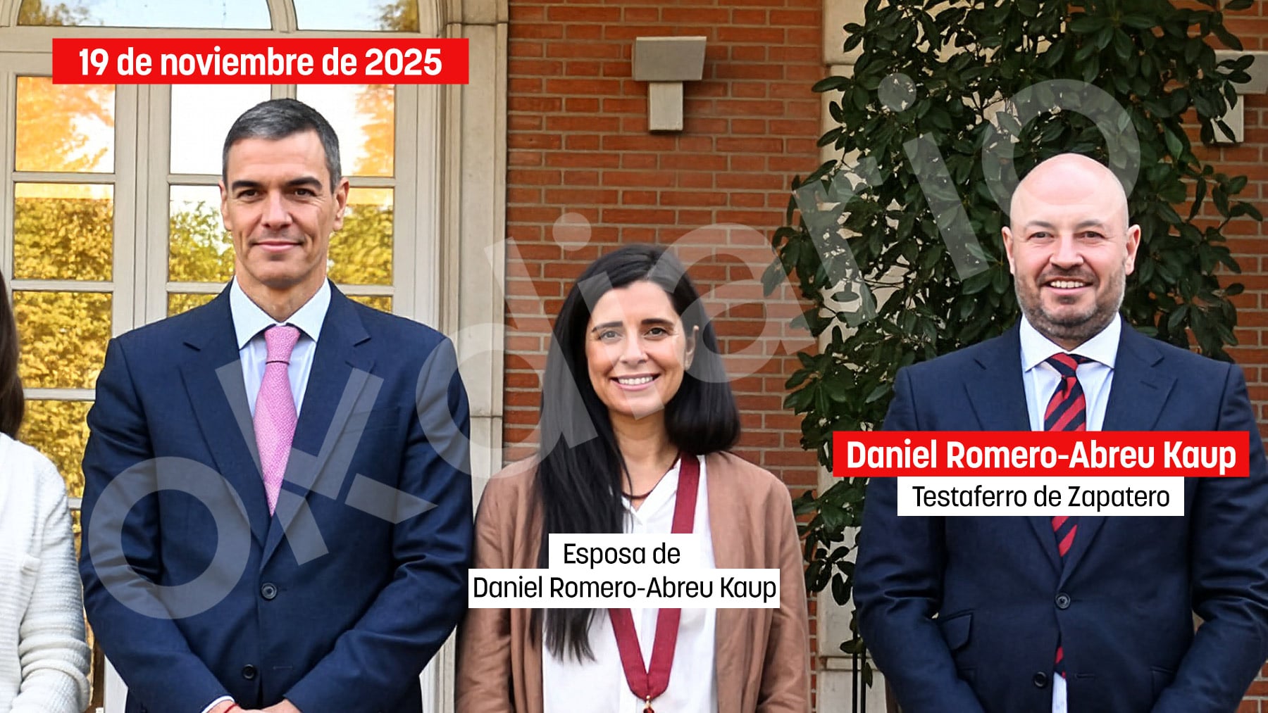 Sánchez recibió hace 6 meses en Moncloa a un testaferro de Zapatero señalado por el juez Calama