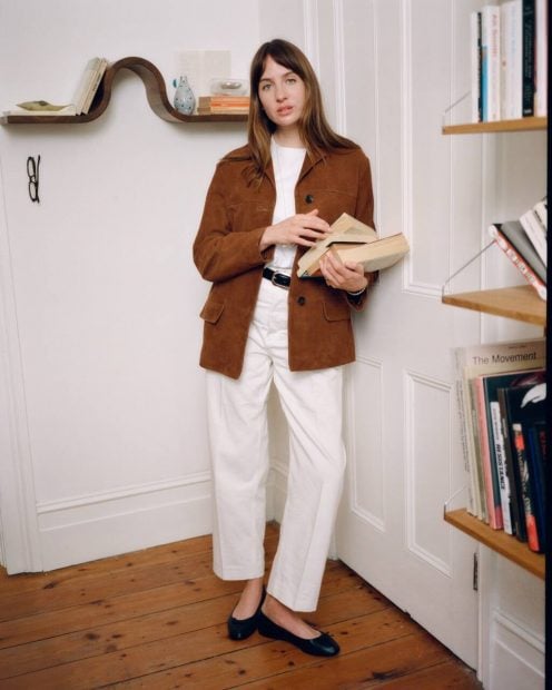 pantalones blancos vaqueros