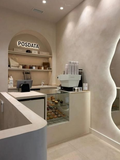 Madrid, Posdata, cafeterías, wellness