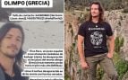 joven, Jaén, desaparecido, Grecia, monte Olimpo, búsqueda, familia, sucesos