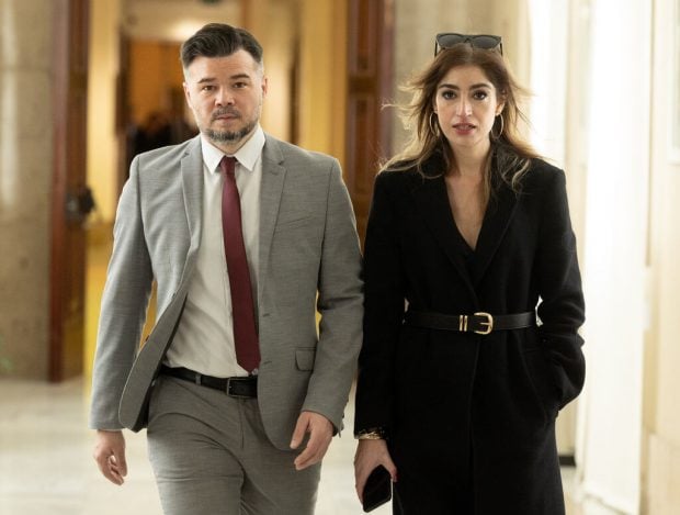 Meritxell Barrionuevo y Gabriel Rufi&aacute;n.