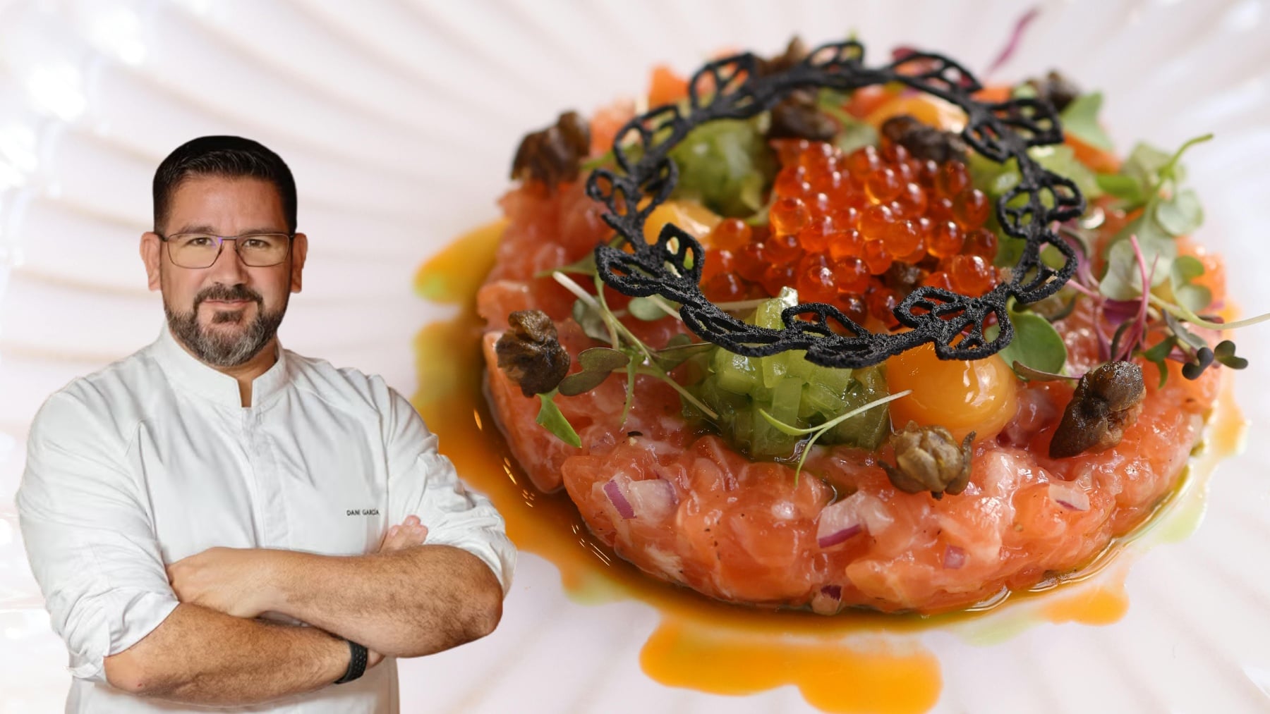 Tartar de salmón y atún de Dani García. (Foto: Canva)