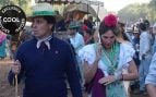 Francisco Rivera y Lourdes Montes en El Rocío. (Foto: Europa Press)