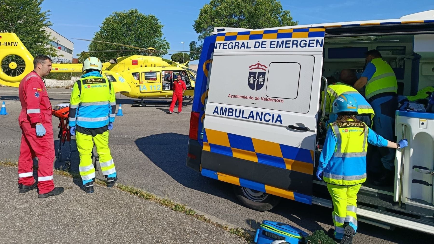 Herido de gravedad un niño de 2 años tras ser atropellado junto a su padre en Valdemoro, Madrid