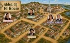 El Rocío, casa famosos el rocío, maría del monte, isabel pantoja, Vicky Martín Berrocal