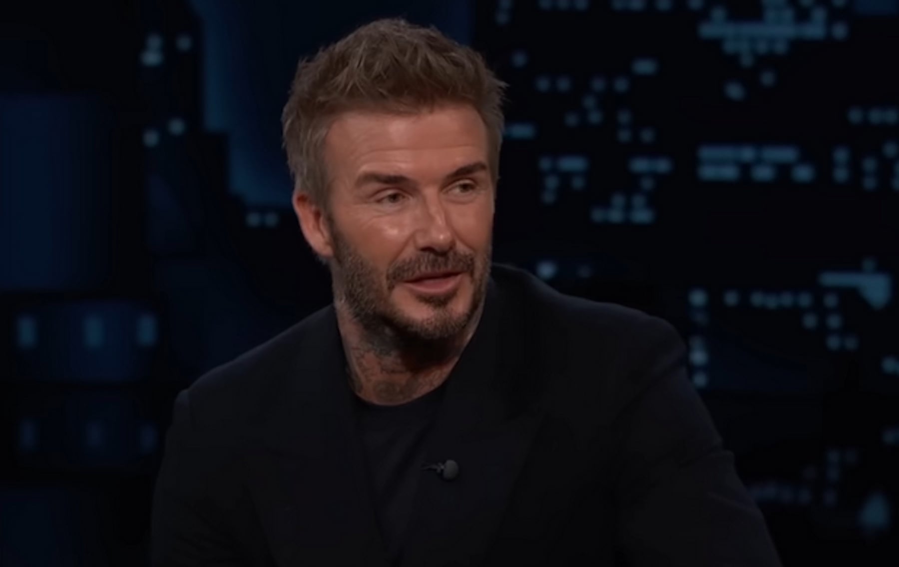 David Beckham en televisión. (Foto: YouTube)