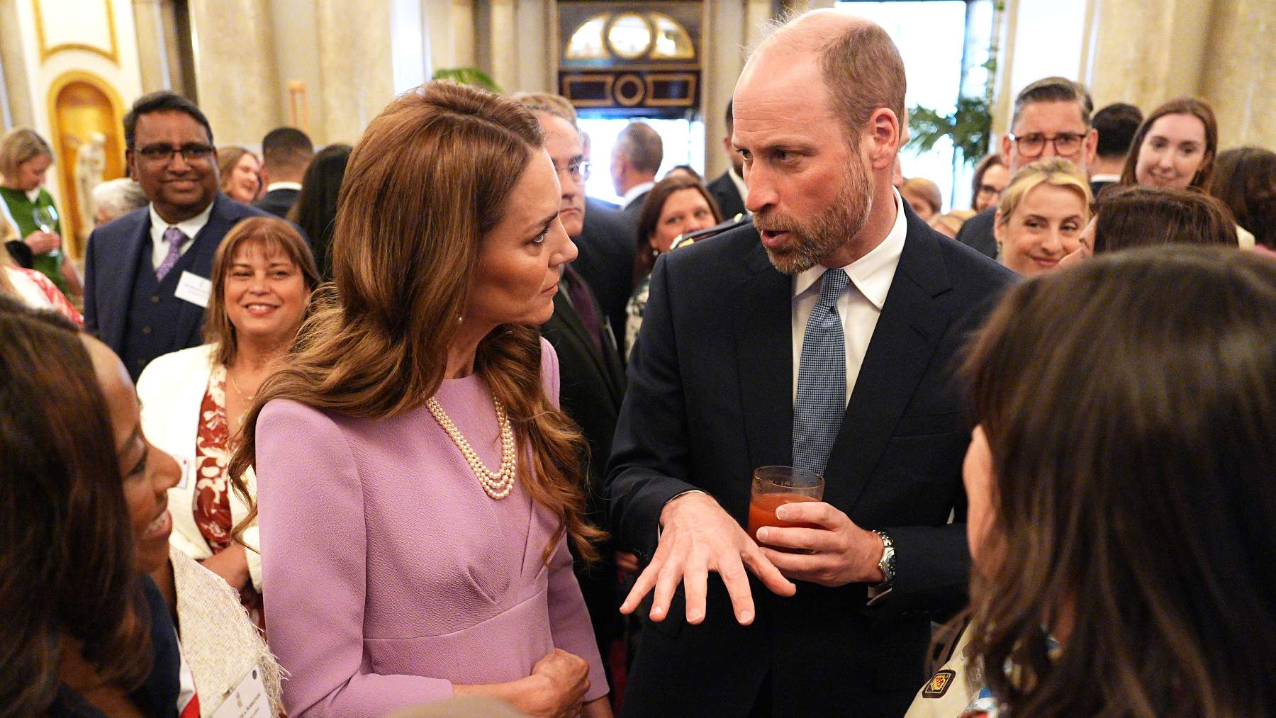Kate Middleton y el príncipe Guillermo. (Foto: Getty)