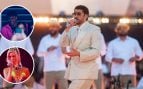 Bad Bunny actuando en Barcelona