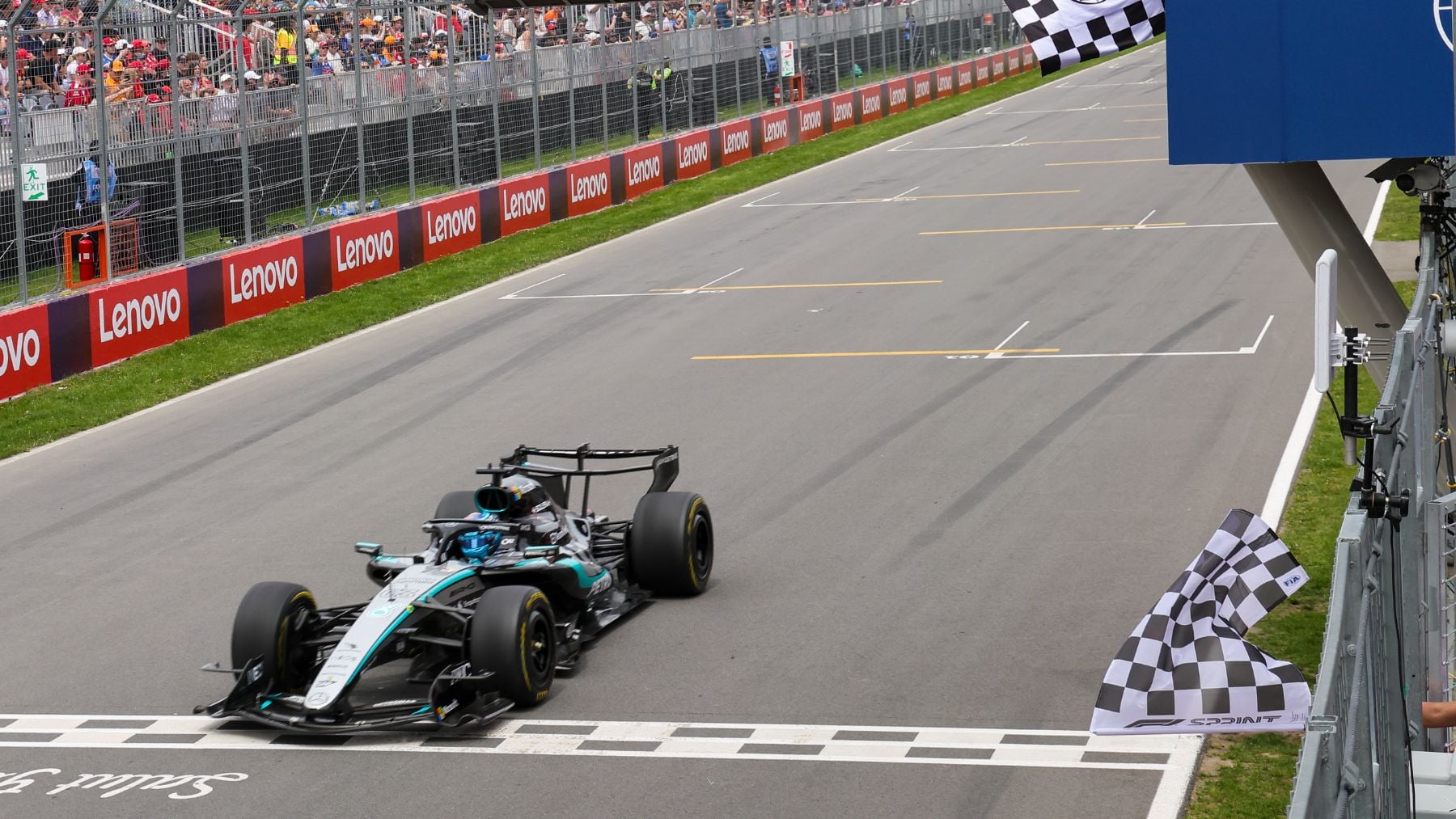 Nuevo doblete de Mercedes en Canadá: Russell le arrebata la pole a Antonelli en el último segundo