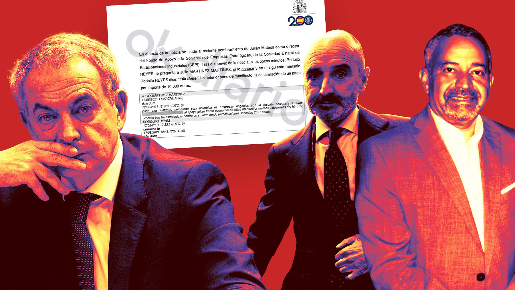La UDEF cree que la trama de Zapatero pagó 10.000 € al director del fondo de la SEPI tras el rescate de Plus Ultra