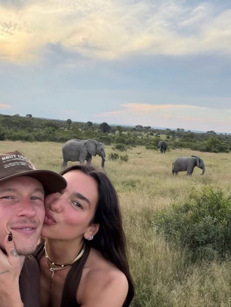 Dua Lipa, safari, viaje, sud&aacute;frica