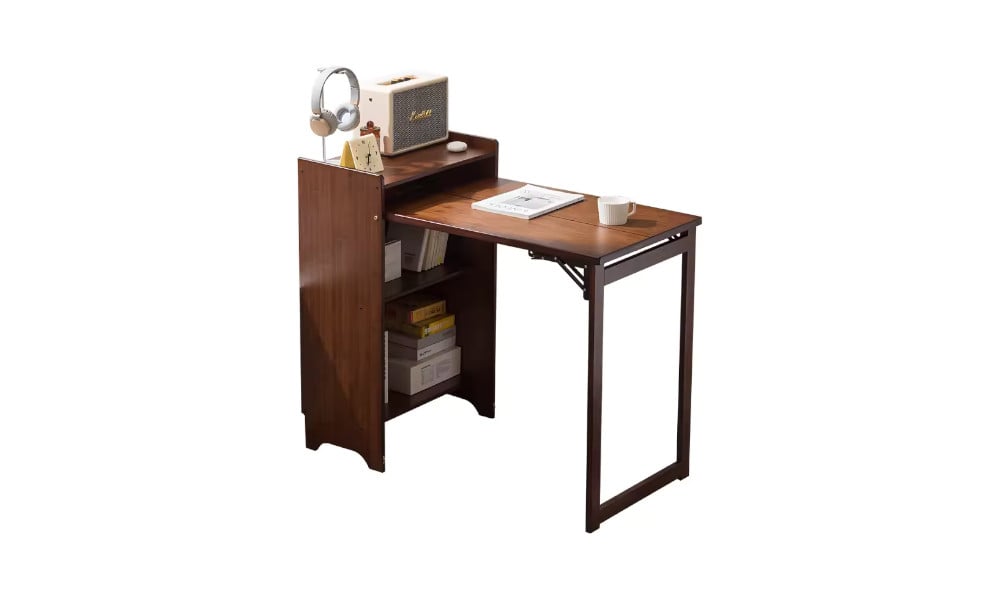 Escritorio plegable de bambú