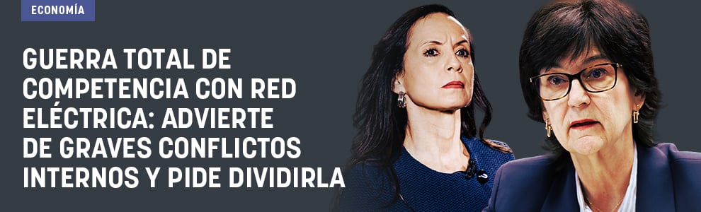 Guerra total de Competencia con Red Eléctrica: advierte de graves conflictos internos y pide dividirla