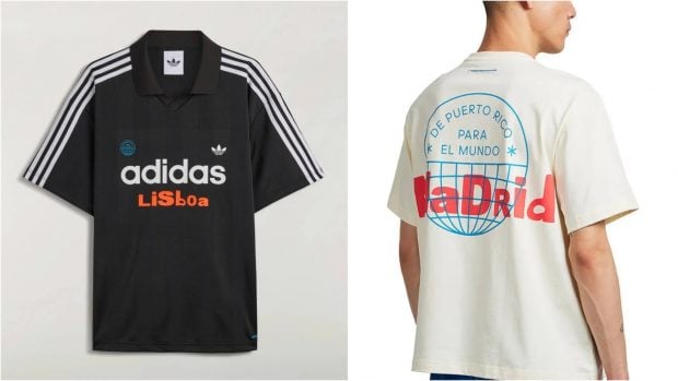 Algunas prendas Adidas X Bad Bunny