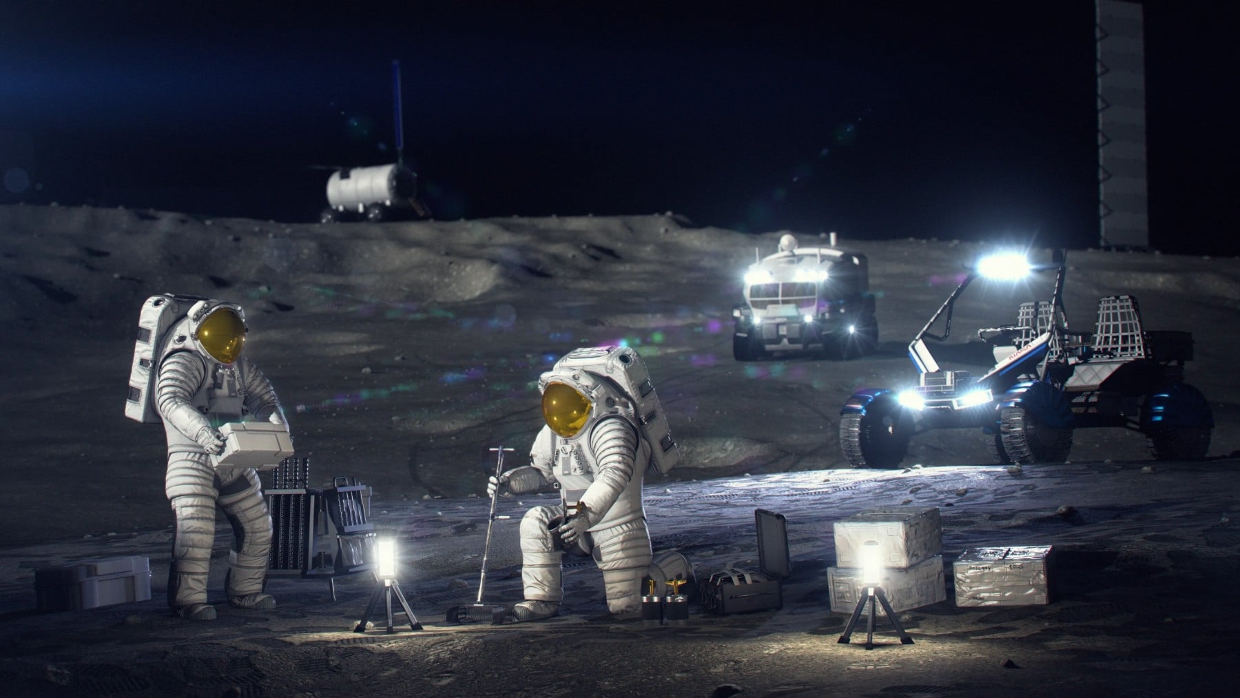 La NASA pone a Jeff Bezos al mando de su plan más ambicioso: así será la primera colonia humana en la Luna