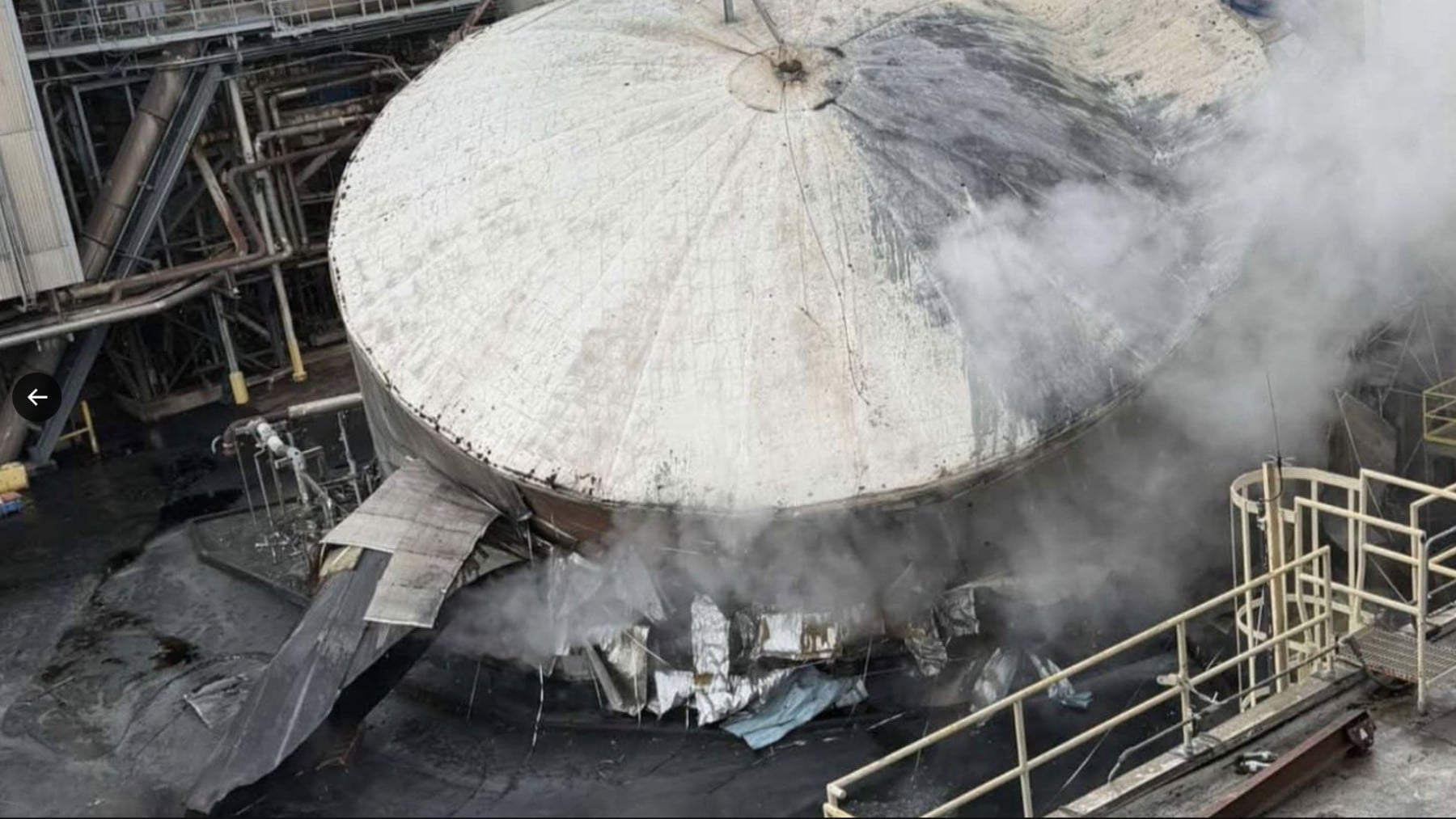 Varios muertos y heridos tras una explosión de un tanque químico en una fábrica de papel en EEUU