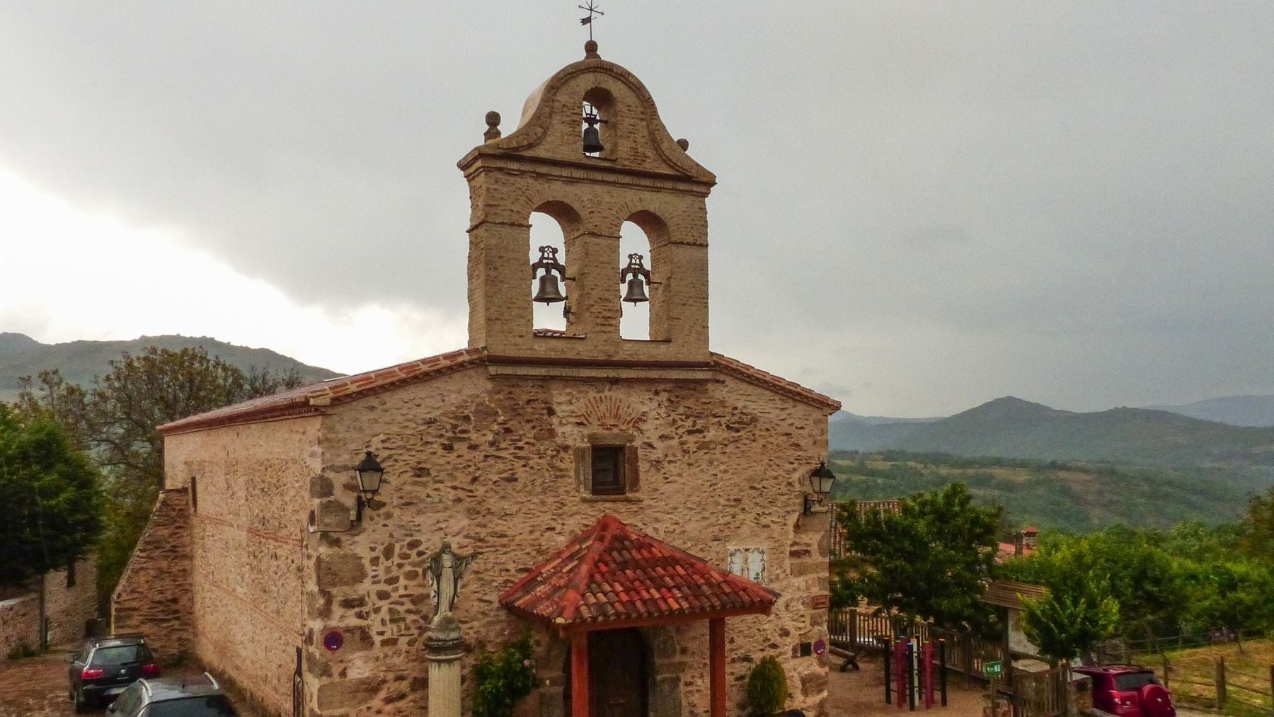 Iglesia, pueblo, Madrid