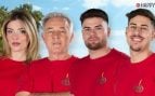 Darío, Borja, Soto y Claudia, concursantes de Supervivientes 2026 (Mediaset).