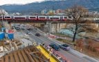 Línea del nuevo puente ferroviario Rauchmühl. Foto: © ÖBB/Sailerbrothers