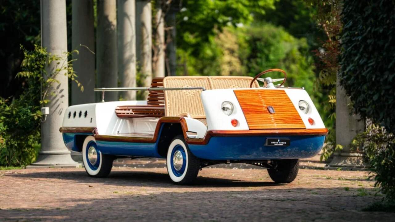 Fiat 600 Torpedo Marin aby Vignale coche vintage. (Foto: Broad Arrow)